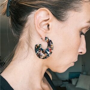 Multicolor Hoop Earrings